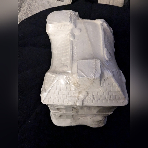 Vintage Christmas village ceramic sealed California Creations SE185 Post Office - Picture 9 of 11